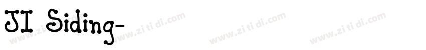 JI Siding字体转换